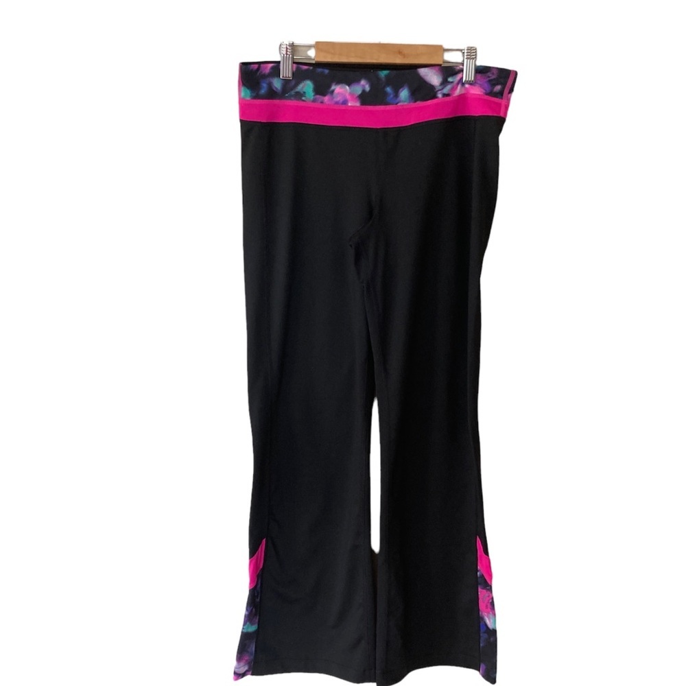 Ideology Black and Pink Leggings Women’s Size M Athletic Pants